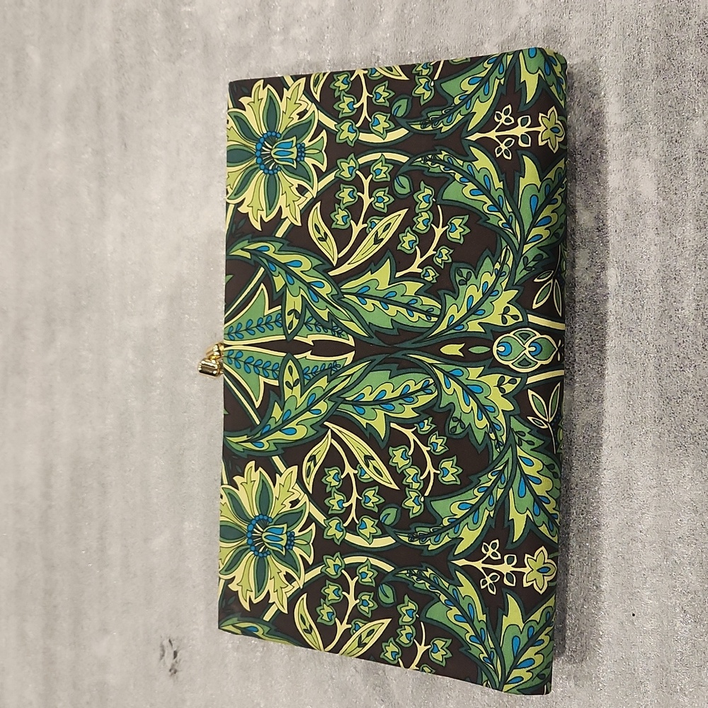Banana Republic Green and Black Clutch